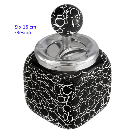 1T. Cenicero automático negro/blanco