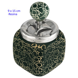 1T. Cenicero automático verde/blanco