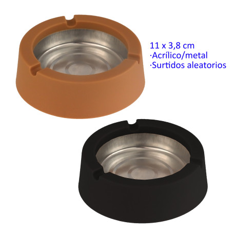 1T. Cenicero de mesa colores surtidos aleatorios