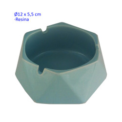 1T. Cenicero de mesa azul
