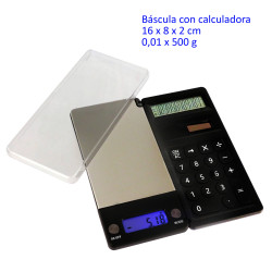 1T. Báscula digital con calculadora 500g x 0.01g.