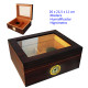 1T. Humidor madera con higrómetro y humidificador