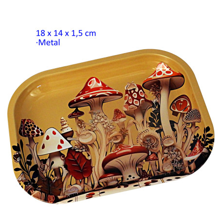 1T. Bandeja para liar 18 x 14 cm.