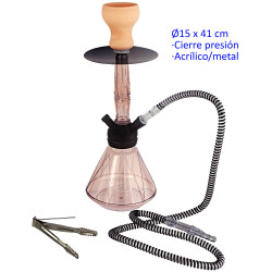1T. 41 cm Shisha acrílica rosa