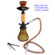 1T. 34,5 cm Shisha ambar acrílica con base de cristal