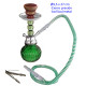 1T. 27 cm Shisha verde acrílica con base de cristal