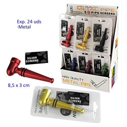 1T. Expositor 24 Pipas metal 8,5 cm.