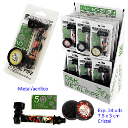 1T. Expositor con 24 sets pipa y grinder