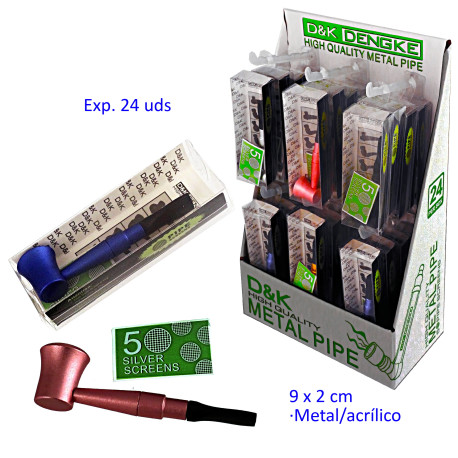 1T. Expositor con 24 pipas 9 cm.