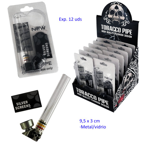 1T. Expositor con 12 pipas 9,5 cm.