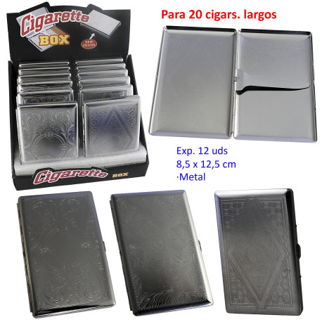 1T. Expositor con 12 pitilleras de metal para 20 cigarrillos