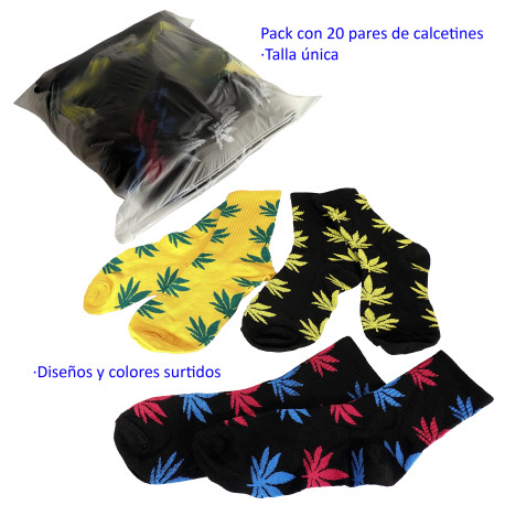1T. Pack con 20 pares de Calcetines