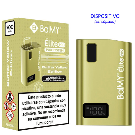 4T. BUTTER YELLOW Dispositivo sin cápsula «BALMY ÉLITE PRO»