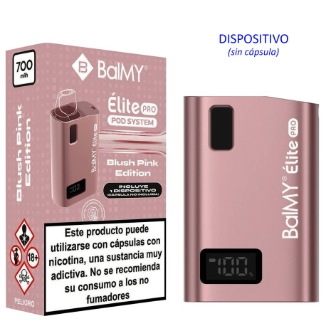 4T. BLUSH PINK Dispositivo sin cápsula «BALMY ÉLITE PRO»