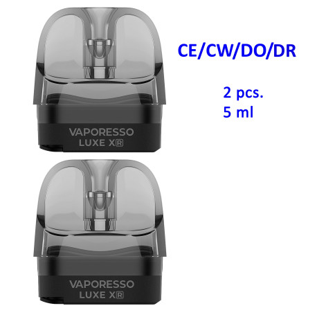 4T. Pod DTL para Luxe XR 5ml (2pcs) - Vaporesso - Capacidad : 5 ml