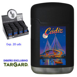 3T. Expositor 20 encendedores turbo jet «CÁDIZ»
