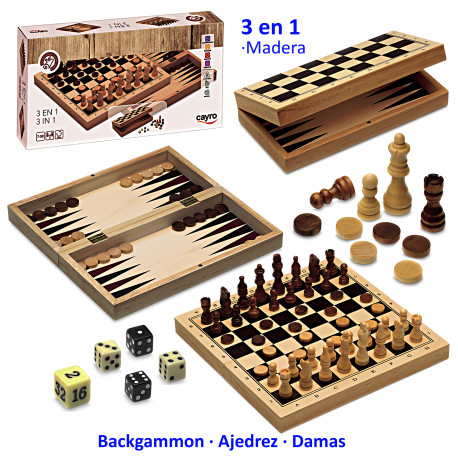 3T. Backgammon briefcase