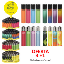 4T. Clipper «MIX PINTADO 1» Carrusel con 192 encendedores