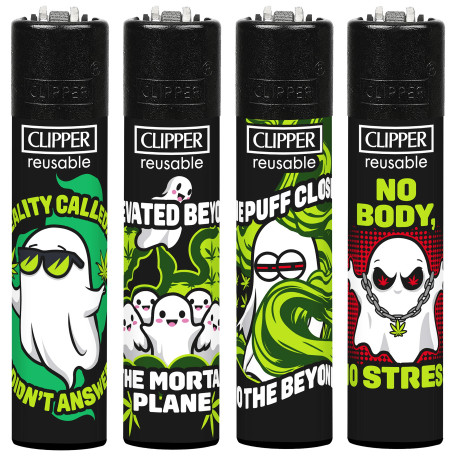 4T. Clipper «PARANORMAL PUFFS» Exp. 48 encendedores
