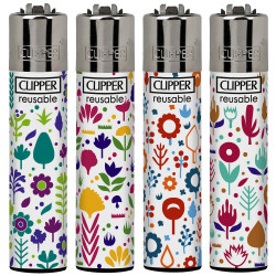 4T. Clipper «SPRING PRINT» Exp. 48 encendedores