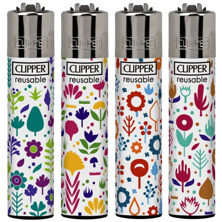 4T. Clipper «SPRING PRINT» Exp. 48 encendedores