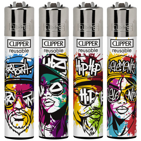 4T. Clipper «GRAFFITI SOUL» Exp. 48 encendedores