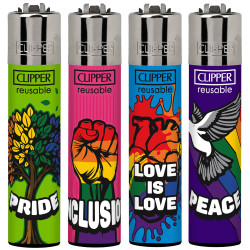 4T. Clipper «EQUALITY FOR ALL» Exp. 48 encendedores