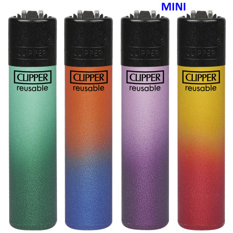 4T. Mini «Clipper» «METALLIC GRADIENT 9» Exp. 48 encendedores