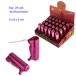 1T. Expositor 24 fundas encendedor