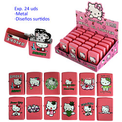 1T. Expositor 24 encendedores gasolina