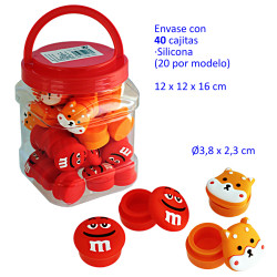 1T. Envase con 40 cajas de silicona