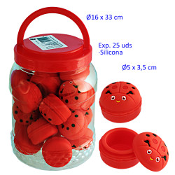 1T. Envase con 25 cajas acrilicas