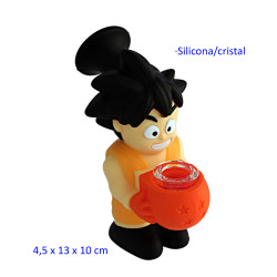 5T. Pipa acrílica/vidrio 13 cm.