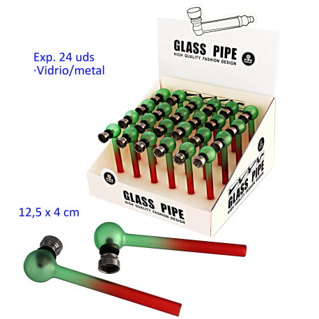 1T. Expositor 24 pipas cristal/metal