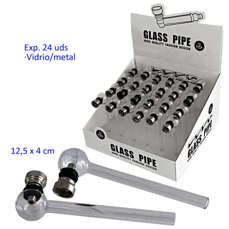 1T. Expositor 24 pipas cristal/metal