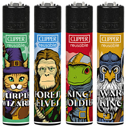 4T. Clipper «WEED RHYME» Exp. 48 encendedores
