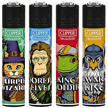 4T. Clipper «WEED RHYME» Exp. 48 encendedores