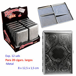 1T. Expositor con 12 pitilleras de metal para 20 cigarrillos