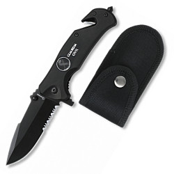 3T. 8 cm. navaja albainox negra GUARDIA CIVIL