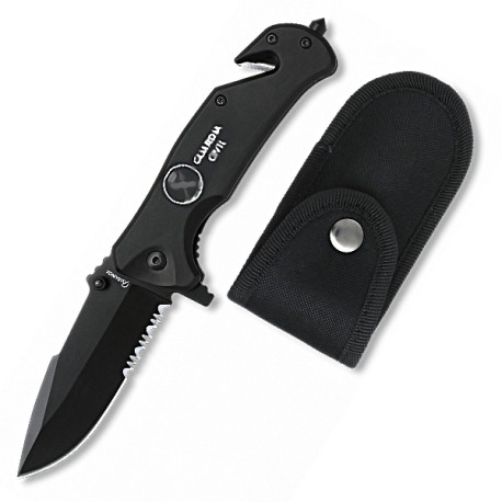 3T. 8 cm. navaja albainox negra GUARDIA CIVIL