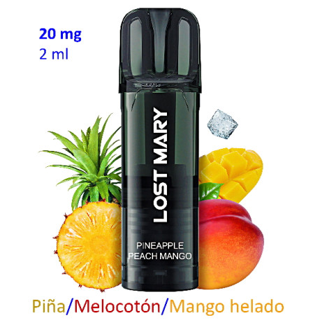 4T. Pod Pineapple Peach Mango 20mg. «Lost Mary TAPPO PRO»