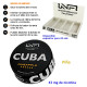 4T. Pineapple strong CUBA BLACK Nicotine pouches 43 mg.