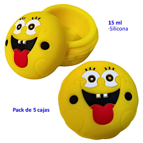 3T. Pack con 5 Cajas de silicona  «Bob» 15 ml.