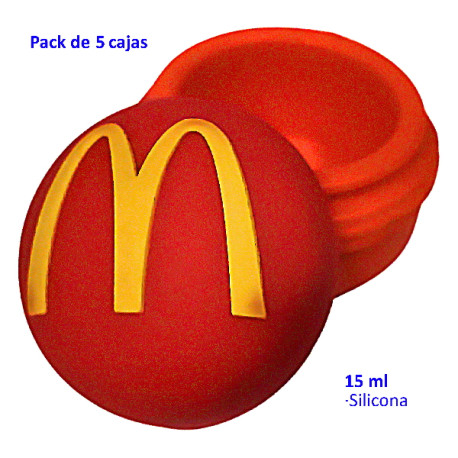 3T. Pack con 5 Cajas de silicona  «M» 15 ml.