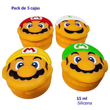 3T. Pack con 5 Cajas de silicona  «SM» 15 ml.