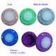 3T. Pack con 10 Cajas de silicona  «Dish» 5 ml. Colores surtidos