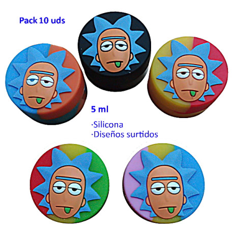 3T. Pack con 10 Cajas de silicona  «Rick» 5 ml.