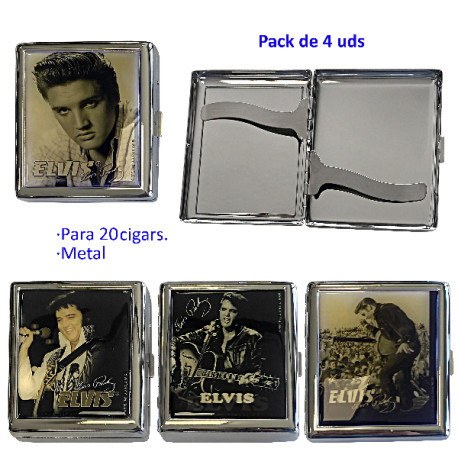 3T. Pack con 4 pitilleras «Elvis»