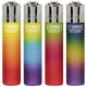 4T. Clipper «METALLIC TRIPLE GRADIENT 3» Exp. 48 encendedores