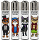 4T. Clipper «FELINE FASHION» Exp. 48 encendedores